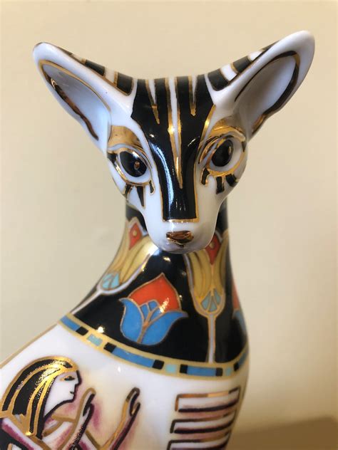 Egyptian Cat Figurine By Paul Cardew The Cool Catz Series With Etsy Uk