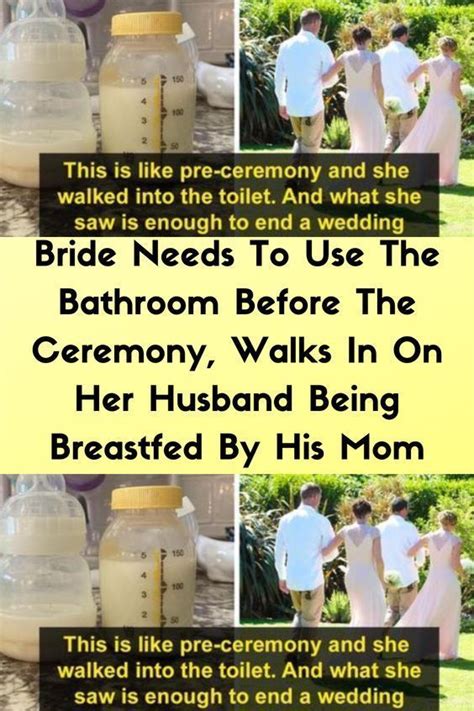 Bride Needs To Use The Bathroom Before The Ceremony Walks In On Her