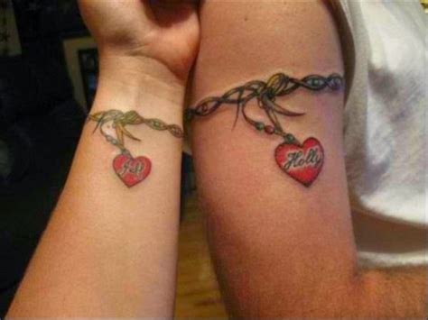 20 Cute Matching Couple Tattoos Ideas