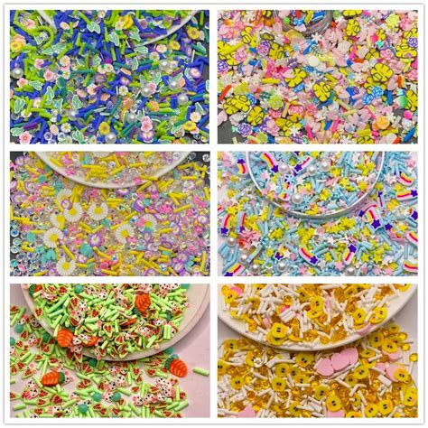 Clay Sprinkles Crafts Polymer Accessories Plastic Accessories Polymer Diy Crafts Clays
