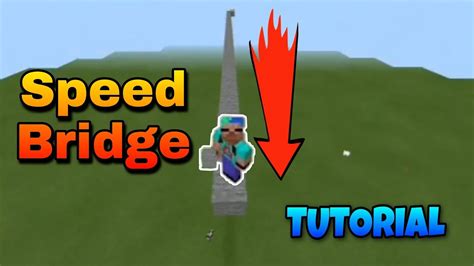 How To Speed Bridge In Crafting And Buildingor Minecraft Youtube