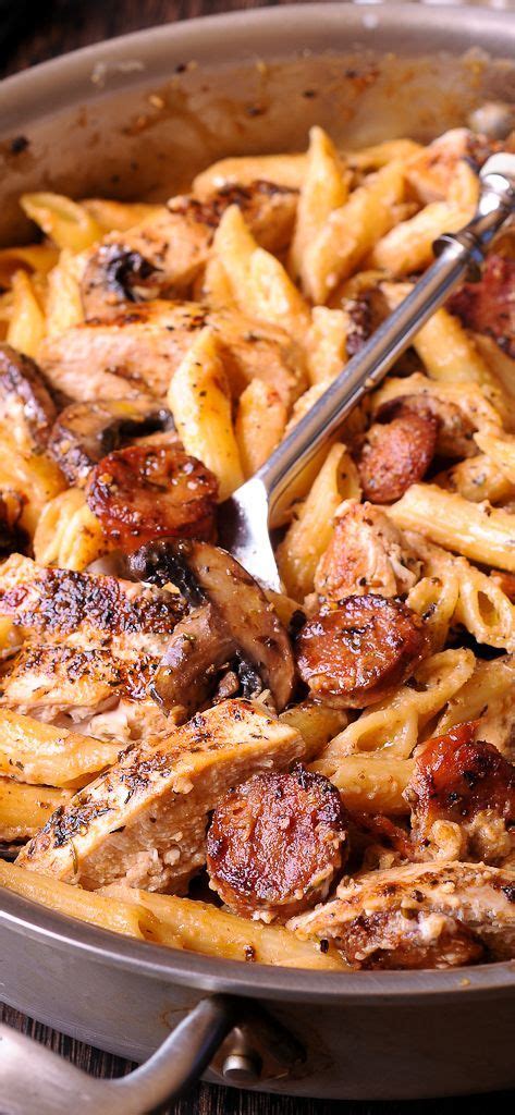 This family favorite pasta recipe comes together in only 30 everyone loves pasta recipes and with chicken breast, smoked sausage, bell peppers, onions, and garlic this cajun pasta has so much flavor you'll. Cajun Chicken and Sausage Pasta in Creamy Parmesan Sauce ...