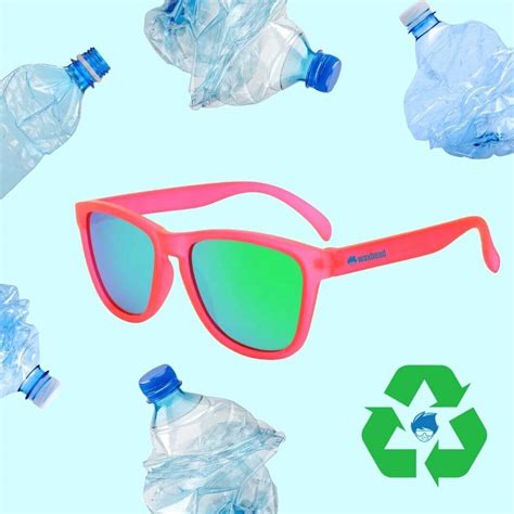 hot pink sunglasses polarized recycled plastic waxhead