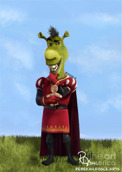 Lord Shrek Donkey Farquaad Digital Art By Rebekah Fogle Fine Art America