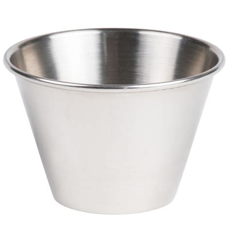 4 Oz Stainless Steel Round Sauce Cup 12pack