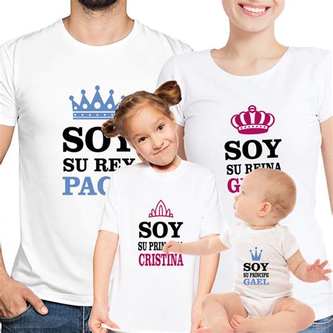 Pack Camisetas Personalizadas Para Familia