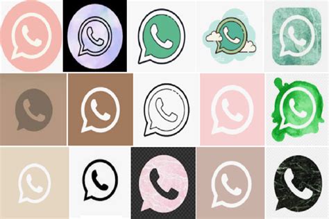 Logo Whatsapp Icon Aesthetic Beige