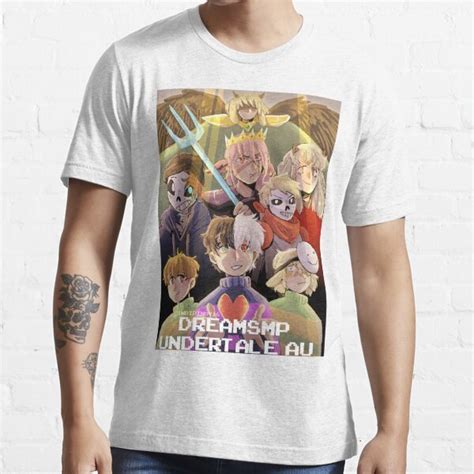 Dream Smp Undertale Au T Shirt For Sale By Indipindy16 Redbubble Dream Smp T Shirts