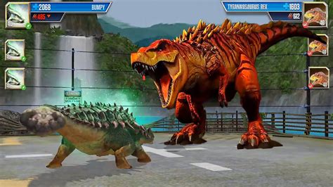 New Bumpy Dinosaur Max Level 40 Vs T Rex Battle Jurassic World The