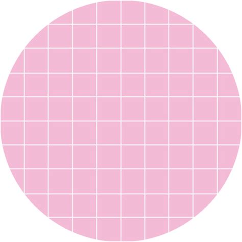 Pink Grid Aesthetic Circle 291980703023211 By Dexhornet