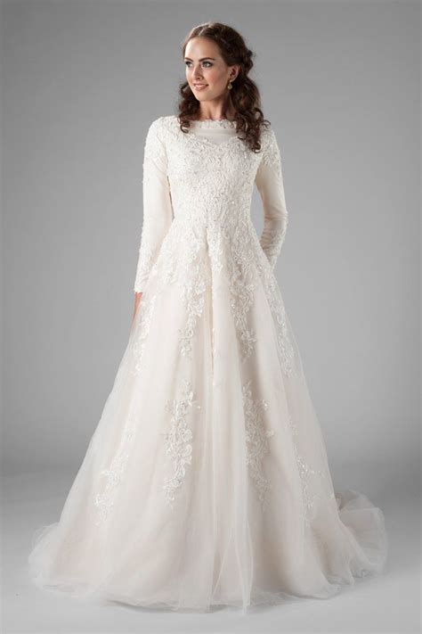 Intricate Lace Modest And Fabulous Wedding Dress Style Wilder Is Part Of The Wedding