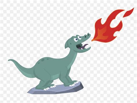 Dinosaur Breathing Fire