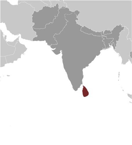 Sri Lanka Map Political Worldometer