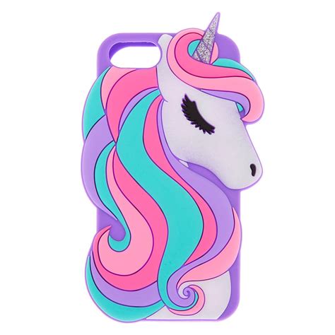 Sparkle Unicorn Silicone Phone Case Fits Iphone 55sse Claires