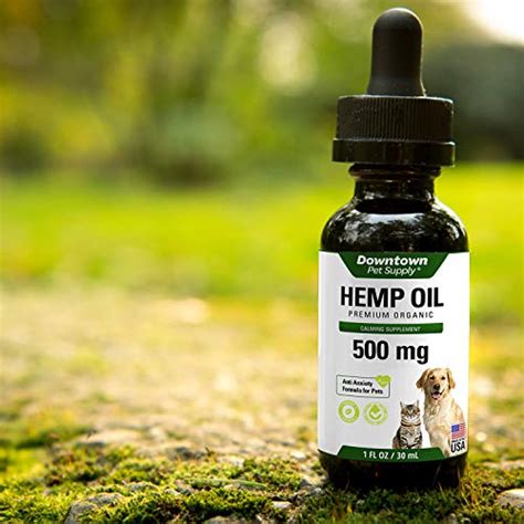 Downtown Pet Supply Hemp Oil For Dogs And Cats Organic Hemp Seed Oil
