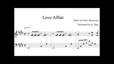 Love Affair 악보 감성피아노 Love Affair Piano Solo Sheetennio Morricone 러브어페어 피아노 연주 및 악보 18 개의