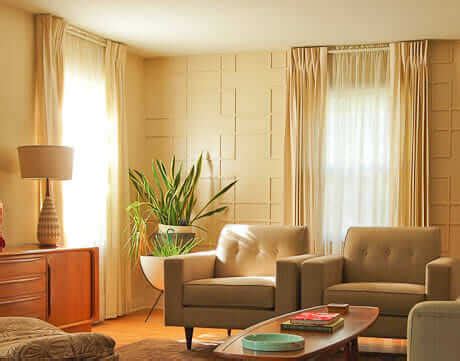 Others like the retro stylings of the mid century design thus the name. 6 tips for using pinch pleat draperies as window treatments for a mid century home - Retro ...