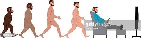 Evolution Of Man Ape Photos And Premium High Res Pictures Getty Images