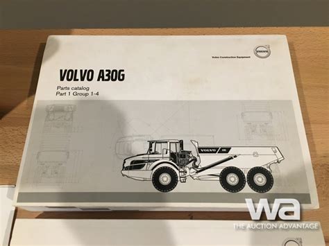 Volvo A30g Rock Truck Parts Catalogues