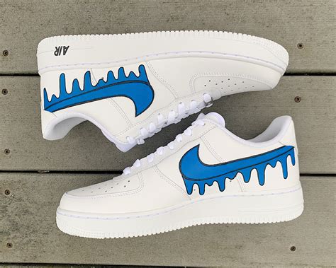 Any Color Custom Drip Air Force 1 Etsy