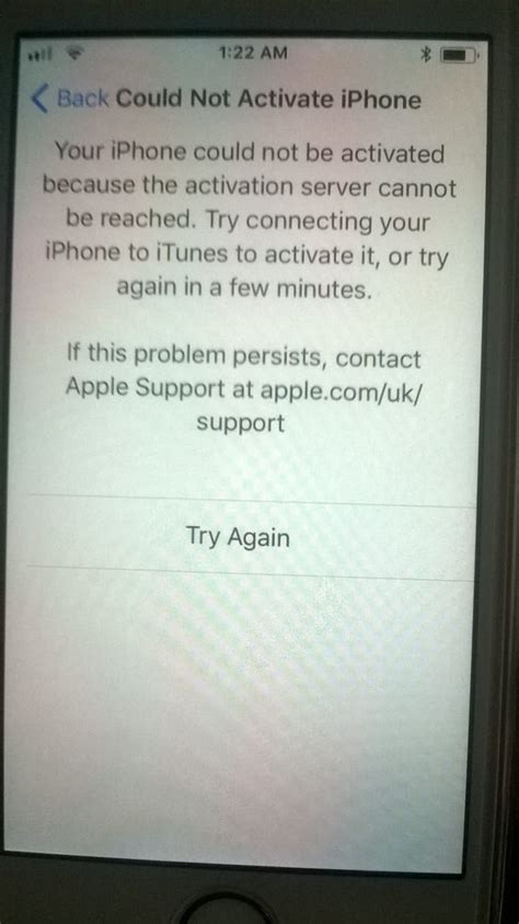 How to fix iphone activation error: ios - Could not activate iPhone because "activation server ...