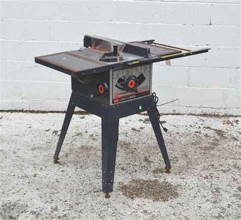 Craftsman 9 Inch Table Saw Model 113 242721 3758 40 EBay