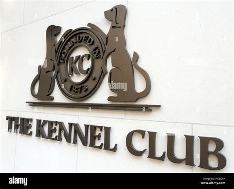 The Sign On The Kennel Club Headquarters In Central London Hi Res Stock