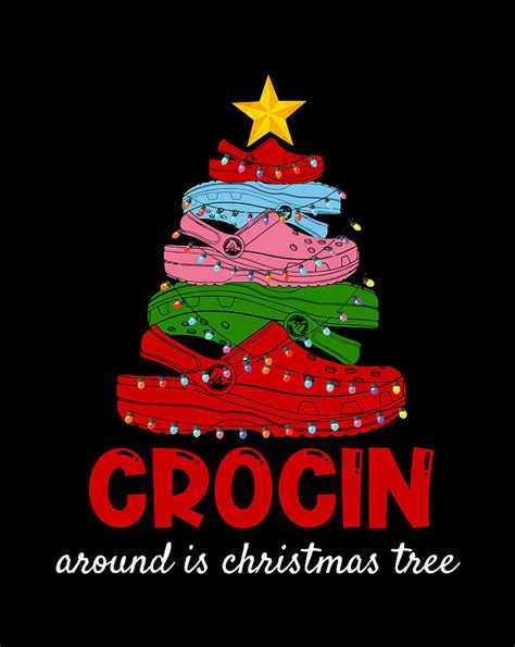 Crocin Around The Christmas Tree Funny Xmas 2020 T Digital Art By Xuan Tien Luong