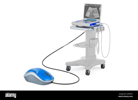 Portable Medical Ultrasound Diagnostic Machine Scanner With Computer