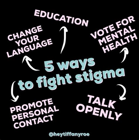 5 Ways To Fight Mental Health Stigma Tiffany Roe