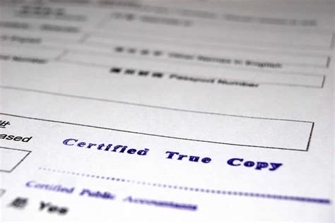 Some states do not allow a notary to certifiy a true copy. Set Up HK Ltd - 將軍會計商務有限公司