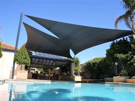 Pool Shade Sails And Solutions Shade Sails For Swimming Pools