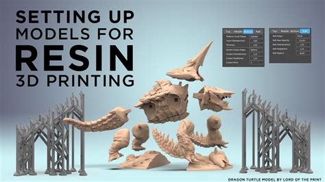 Setting Up Models For Resin 3d Printing Youtube