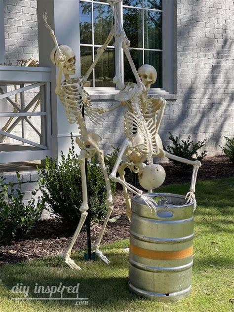 Halloween Decorating With Skeletons Diy Inspired