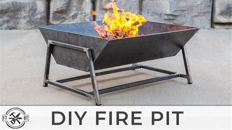 How To Make A Diy Fire Pit From Steel Welding Projects Youtube