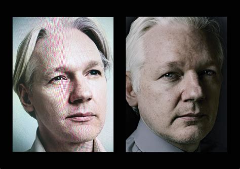 Behind The Portrait Julian Assange The New Yorker