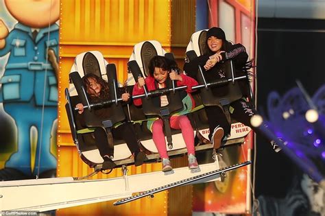 Megan Fox Screams In Delight On A Rollercoaster Ride At Londons Luna