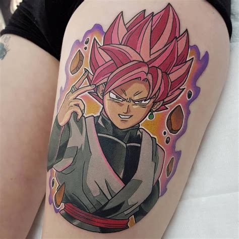 Goku Black Tattoo Gokublack Gokublacktattoo Black Rose Tattoos