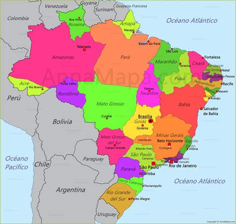 Mapa De Brasil Guao
