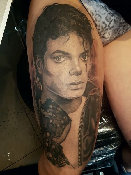 Holger Body Parts Michael Jackson Portrait Tattoos Von Tattoo