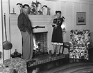 FRED MACMURRAY and LILLIAN LAMONT and their COLONIAL REVIVAL HOME ...