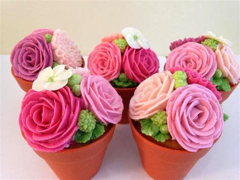 Flower Pot Cupcakes — Eat Cake Be Merry