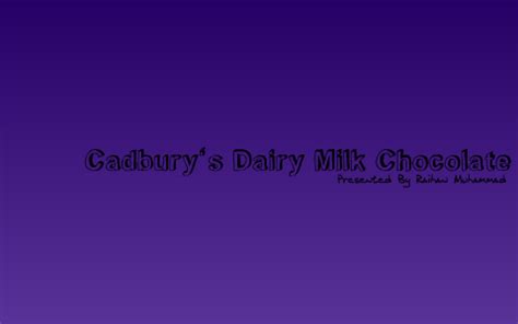 According to chatime, these boxes would be sold at all chatime bc locations except langara, victoria and east vancouver. Cadbury's Dairy Milk - Presentation by Raihan Muhammad on ...