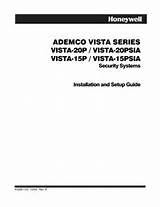 Images of Honeywell Ademco Vista 20p Installation Manual