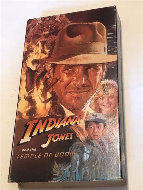 INDIANA JONES The Temple Of Doom VHS Tape Harrison Ford S1A 7 19
