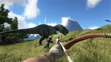 Ark Survival Evolved Trailer Du Fps Avec Des Dinosaures Sur Ps