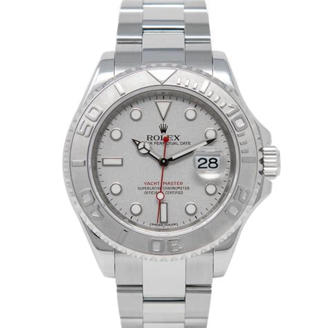 Rolex Mens Yacht Master 40 Steel And Platinum 16622 Wristwatch