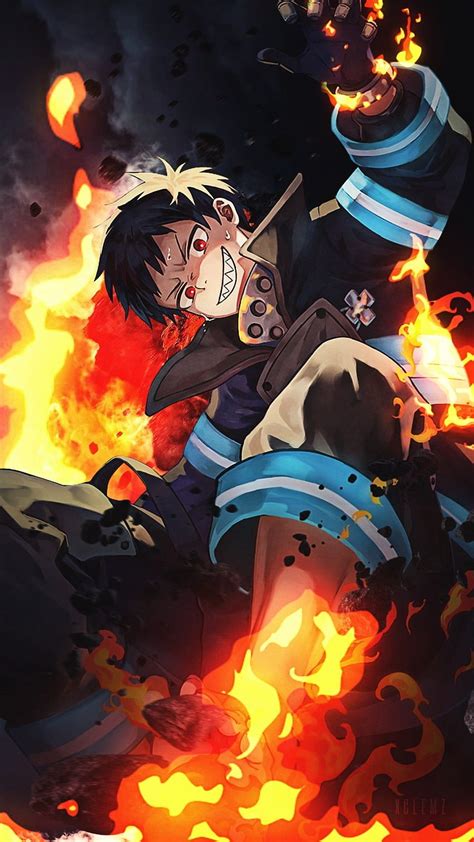Shinra Kusakabe Dans La Résolution Fire Force 1440p Fire Force Anime