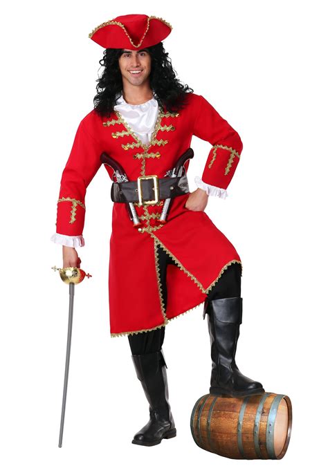 Mens Plus Size Captain Blackheart Costume