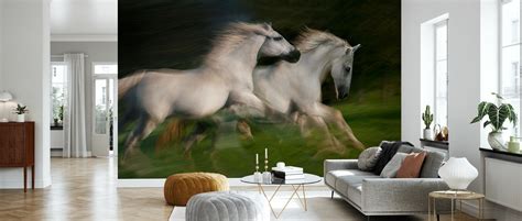 White Horses Gallop A Wall Mural For Every Room Photowall